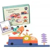 Creative Geometric Matching Jigsaw Puzzle